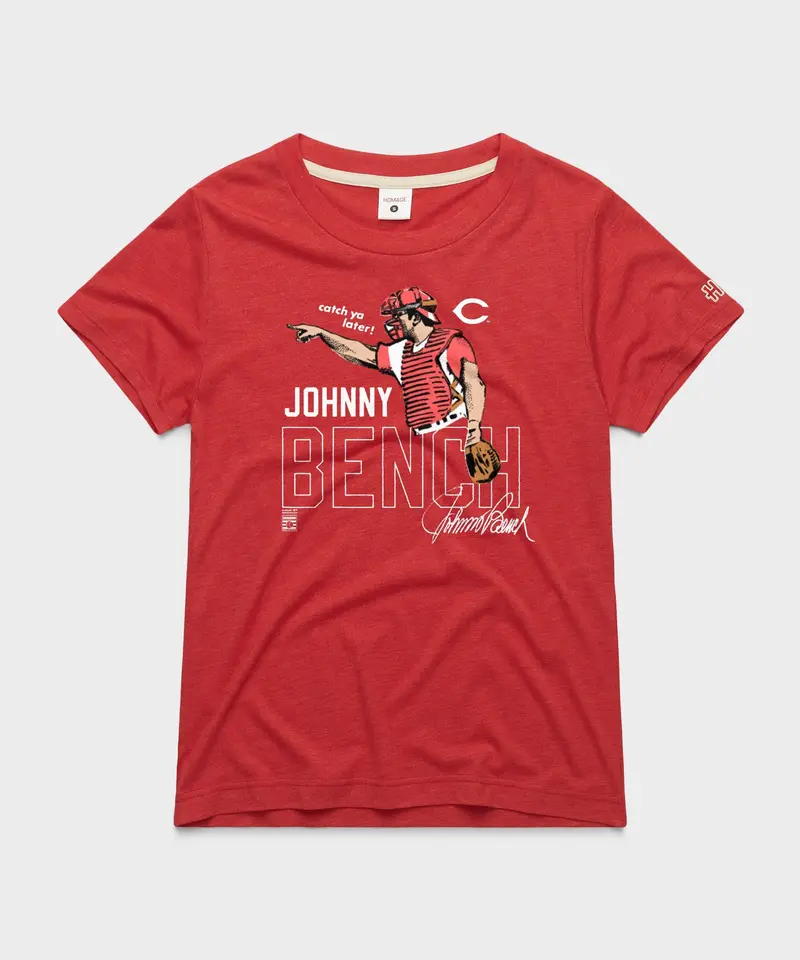 Women's Johnny Bench Reds 1