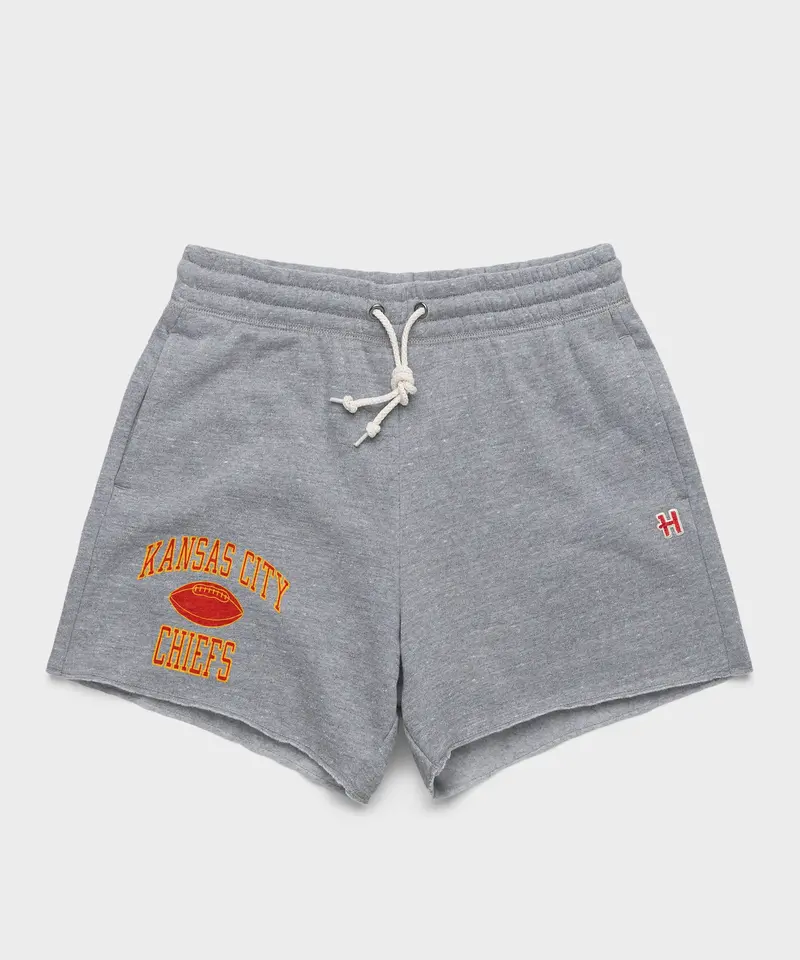 Women's Kansas City Chiefs Gridiron Sweat Shorts 1