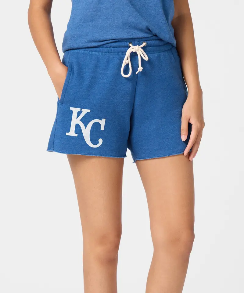 Women's Kansas City Royals Cap Logo '69 Sweat Shorts 3