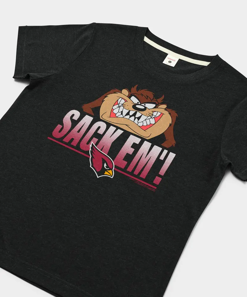 Women's Looney Tunes Taz Sack Em' X Arizona Cardinals 2
