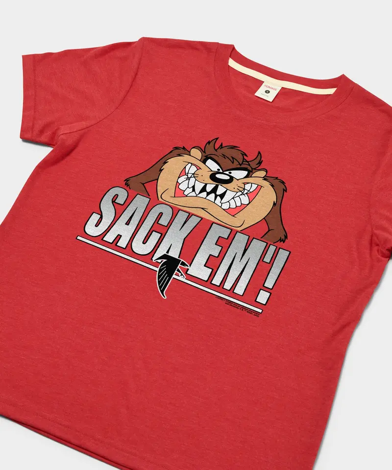 Women's Looney Tunes Taz Sack Em' X Atlanta Falcons 2