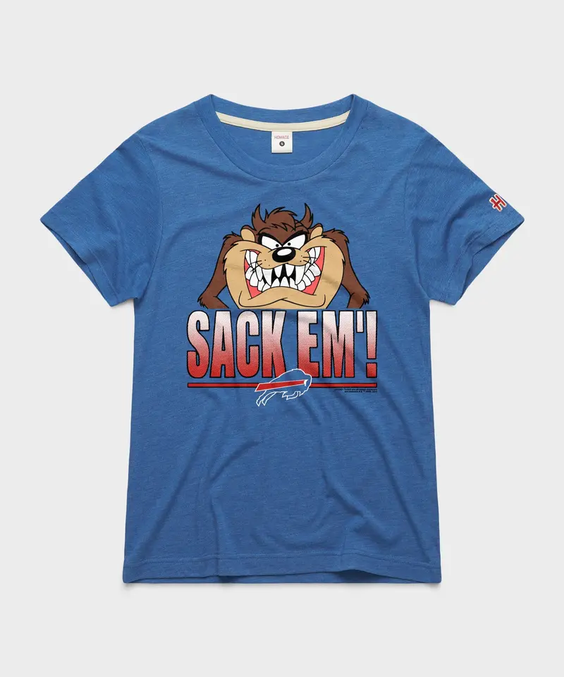Women's Looney Tunes Taz Sack Em' X Buffalo Bills 1