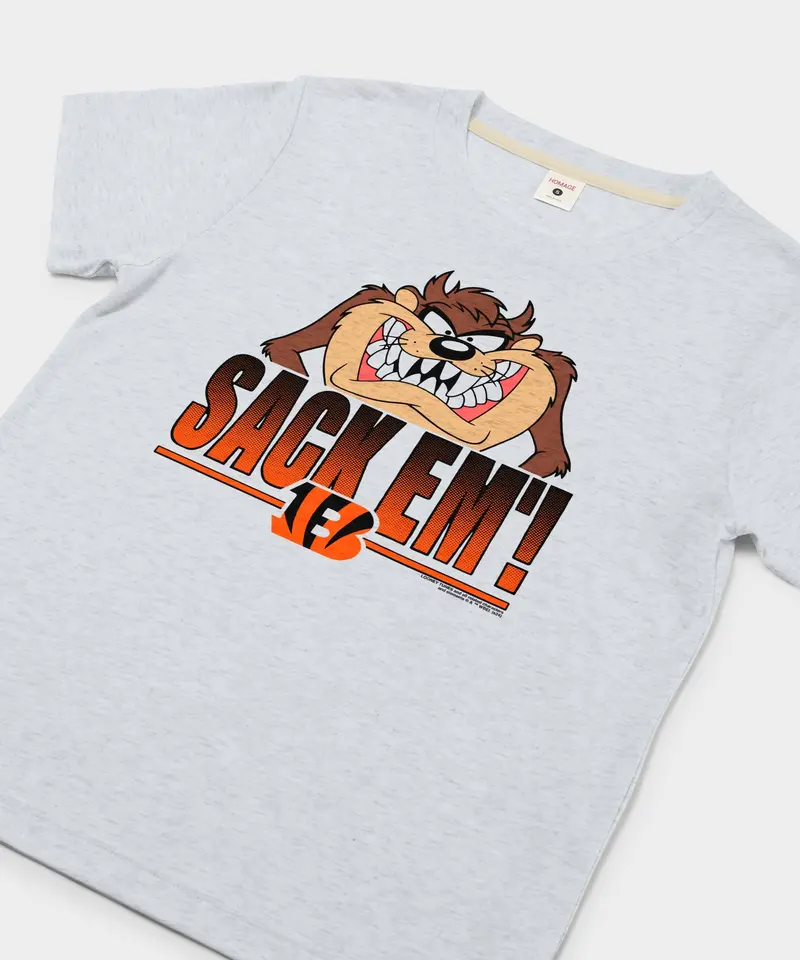 Women's Looney Tunes Taz Sack Em' X Cincinnati Bengals 2
