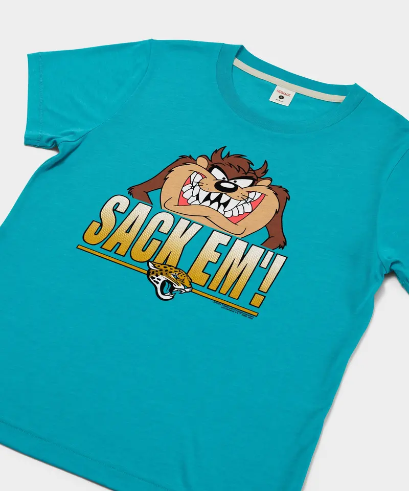 Women's Looney Tunes Taz Sack Em' X Jacksonville Jaguars 2