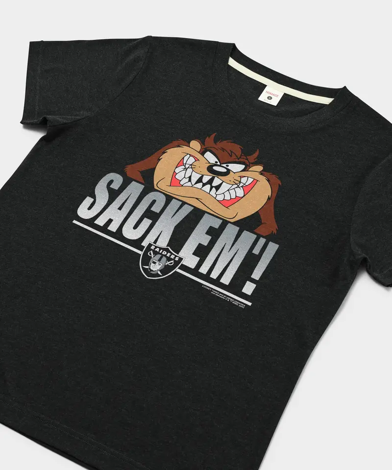 Women's Looney Tunes Taz Sack Em' X Las Vegas Raiders 2