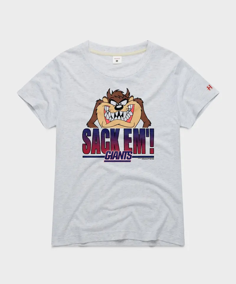 Women's Looney Tunes Taz Sack Em' X New York Giants 1