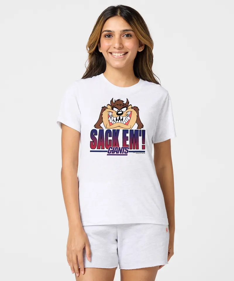 Women's Looney Tunes Taz Sack Em' X New York Giants 3