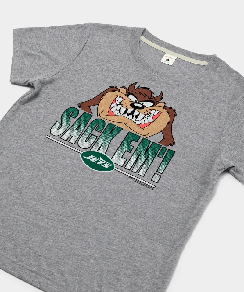Women's Looney Tunes Taz Sack Em' X New York Jets 2