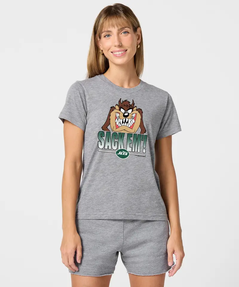 Women's Looney Tunes Taz Sack Em' X New York Jets 3