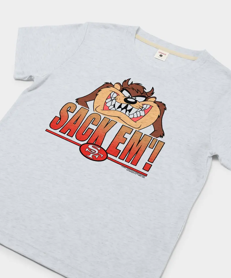Women's Looney Tunes Taz Sack Em' X San Francisco 49Ers 2