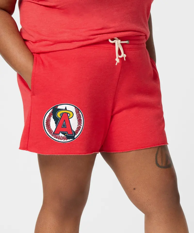 Women's Los Angeles Angels '86 Sweat Shorts 3