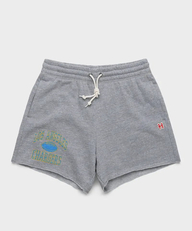 Women's Los Angeles Chargers Gridiron Sweat Shorts 1