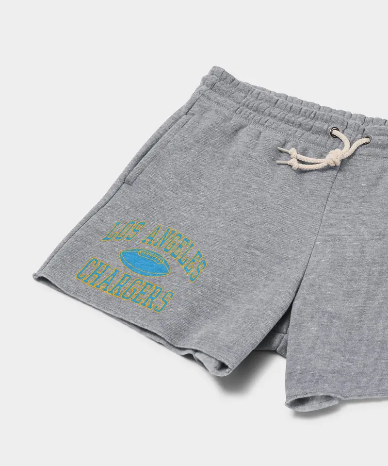 Women's Los Angeles Chargers Gridiron Sweat Shorts 2