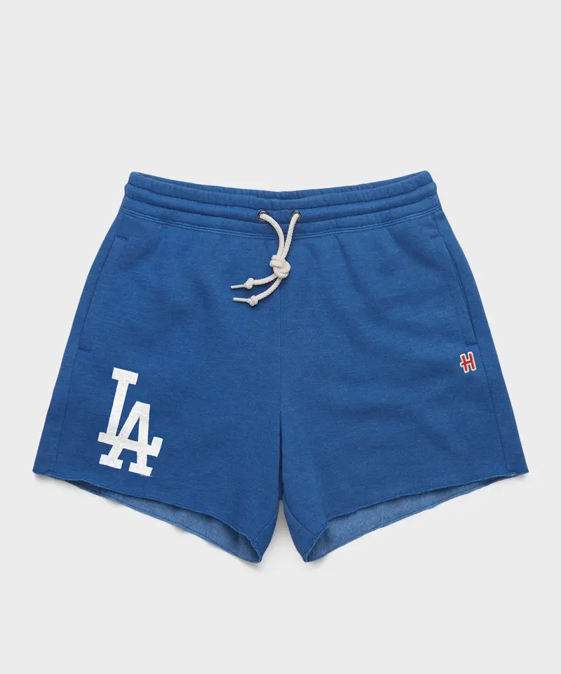 Women's Los Angeles Dodgers Cap Logo '12 Sweat Shorts 1