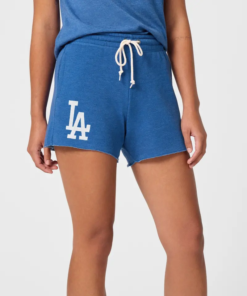 Women's Los Angeles Dodgers Cap Logo '12 Sweat Shorts 3