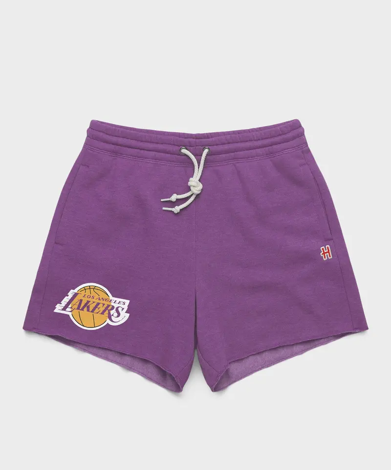 Women's Los Angeles Lakers Logo Sweat Shorts 1