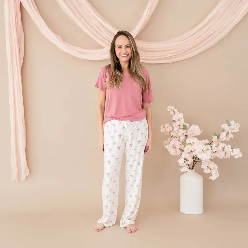 Women's Lounge Pants In Bow 1