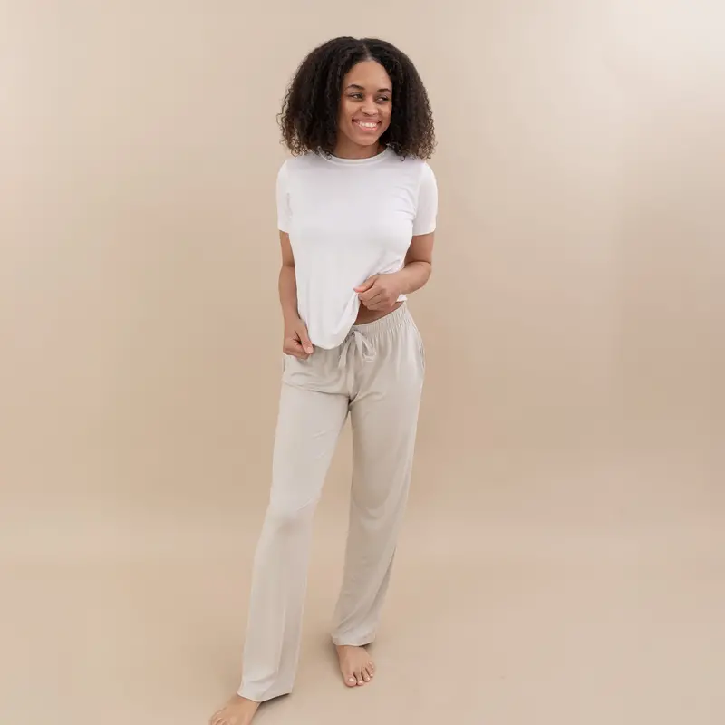 Women's Lounge Pants In Oat 1