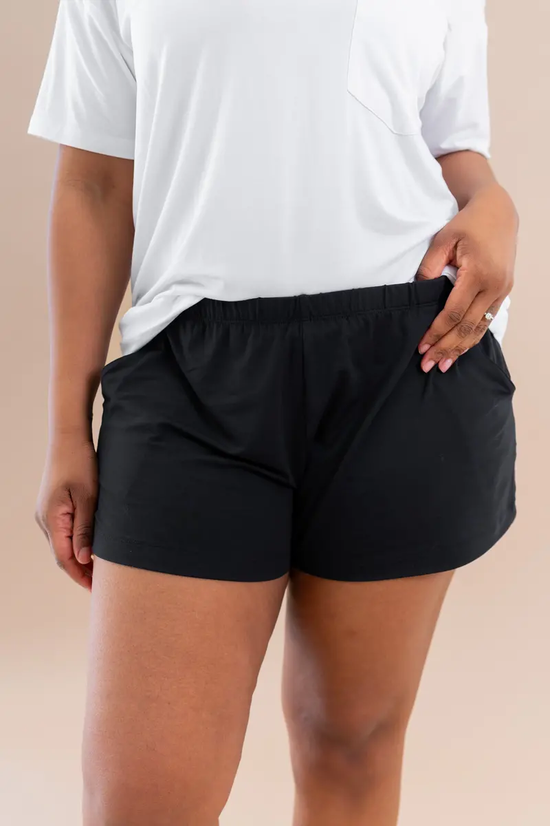 Women's Lounge Shorts In Midnight 1
