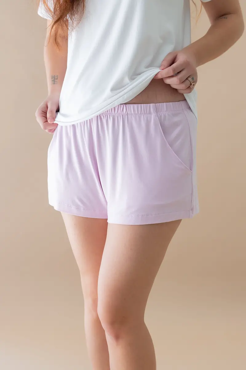 Women's Lounge Shorts In Thistle 1