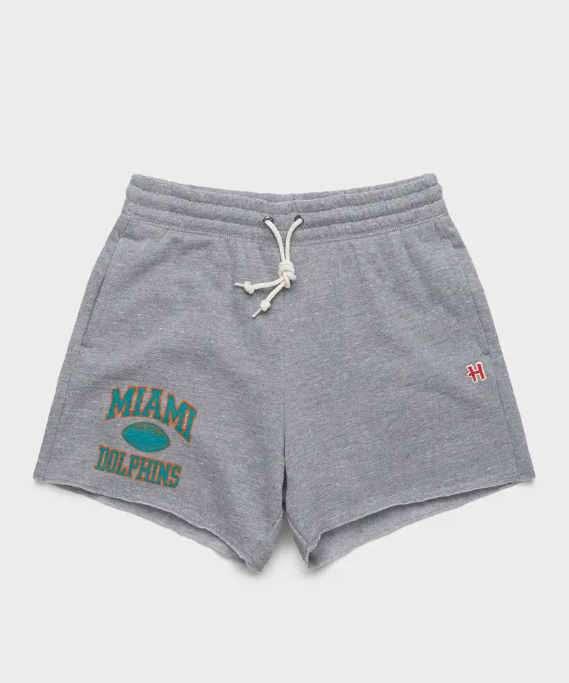 Women's Miami Dolphins Gridiron Sweat Shorts 1