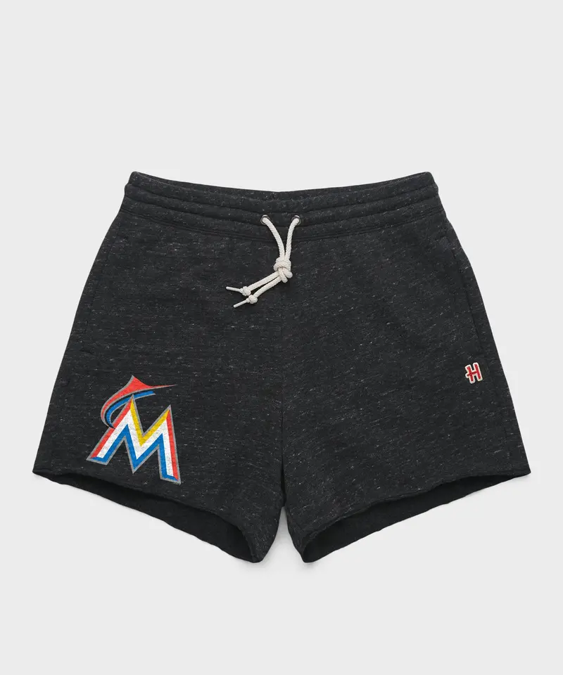 Women's Miami Marlins '17 Sweat Shorts 1