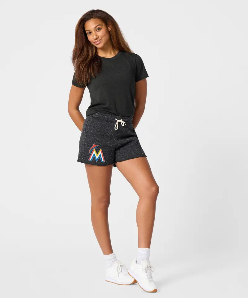 Women's Miami Marlins '17 Sweat Shorts 5