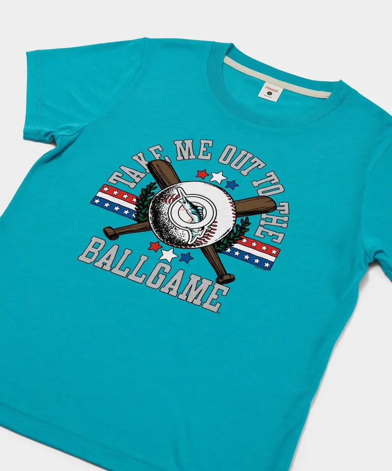 Women's Miami Marlins Take Me Out To The Ballgame 2