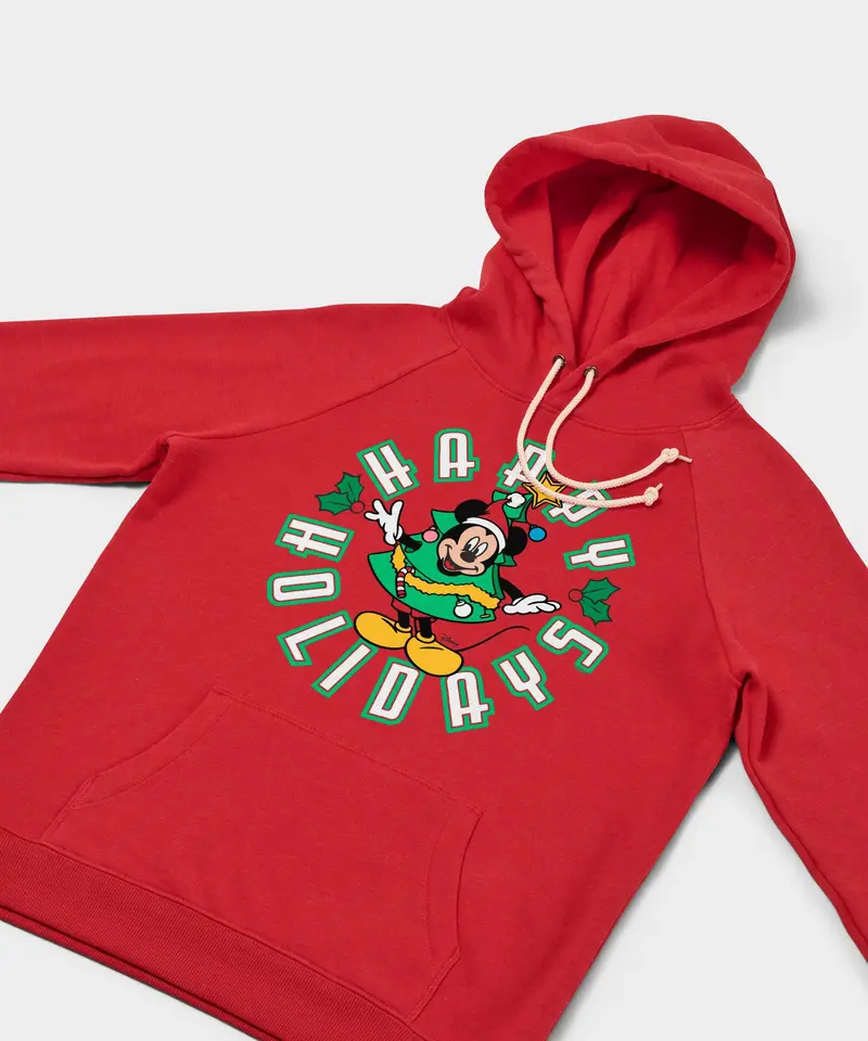 Women's Mickey Mouse Happy Holidays Hoodie 2