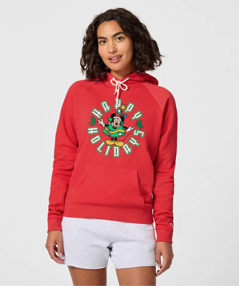 Women's Mickey Mouse Happy Holidays Hoodie 3