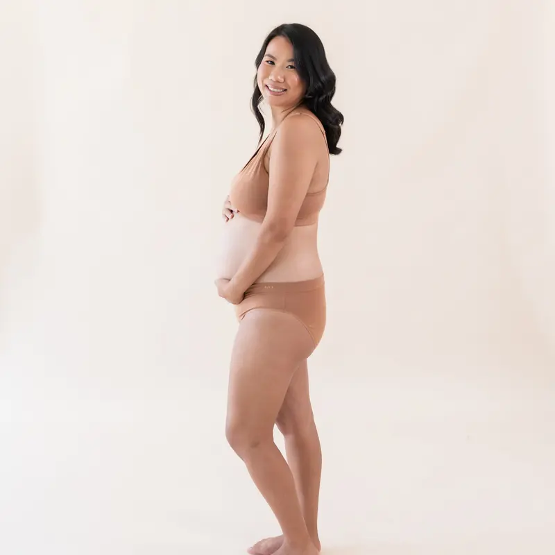 Women's Midi Brief In Latte 3