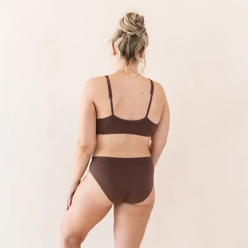 Women's Midi Brief In Toffee 1