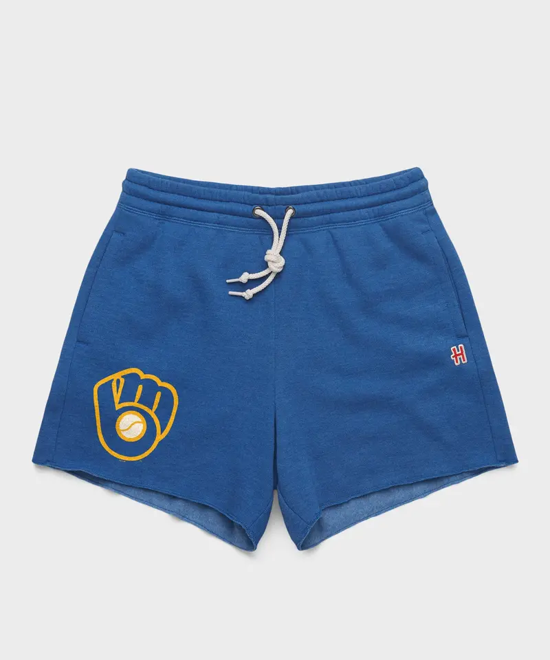 Women's Milwaukee Brewers '78 Sweat Shorts 1