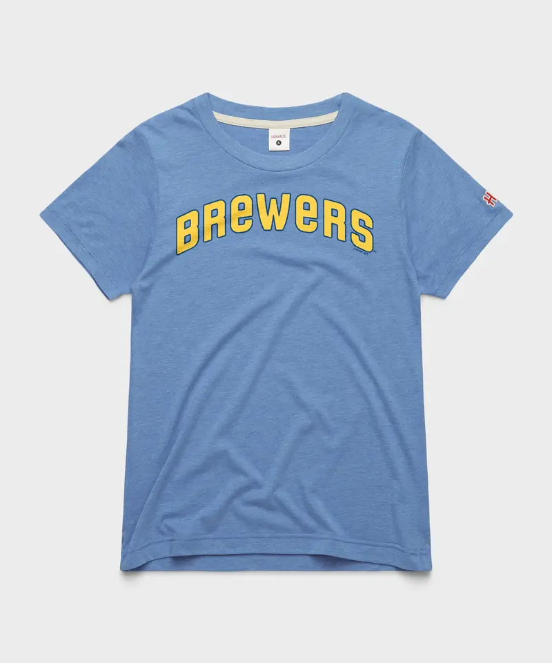 Women's Milwaukee Brewers Jersey Logo '70 1