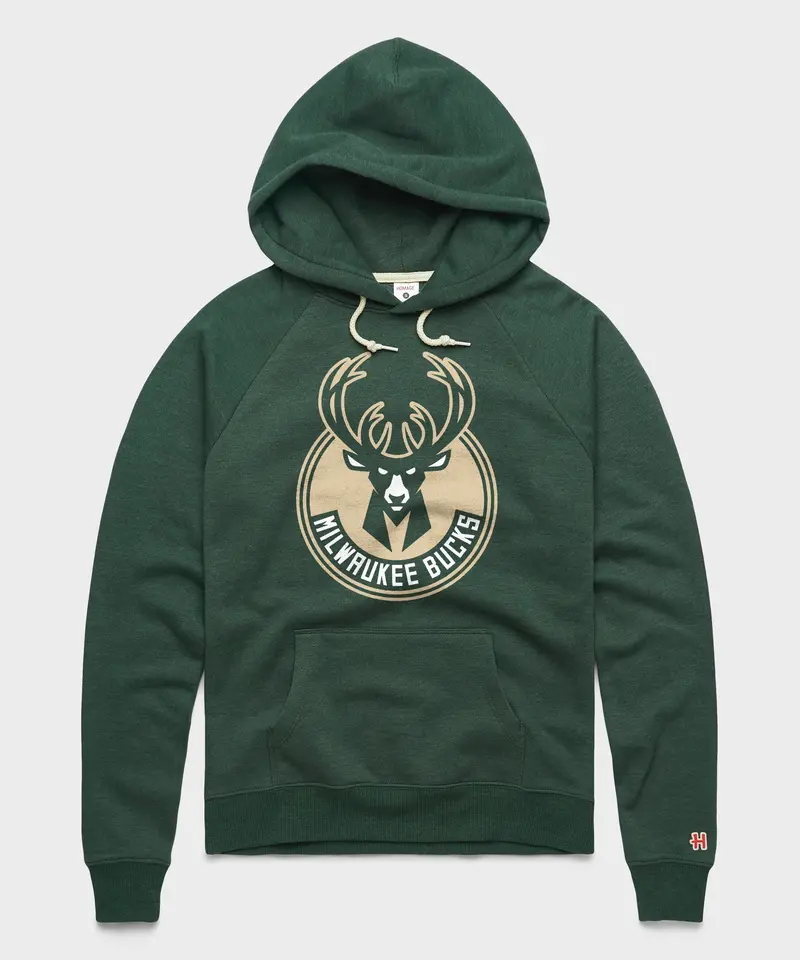 Women's Milwaukee Bucks Logo Hoodie 1