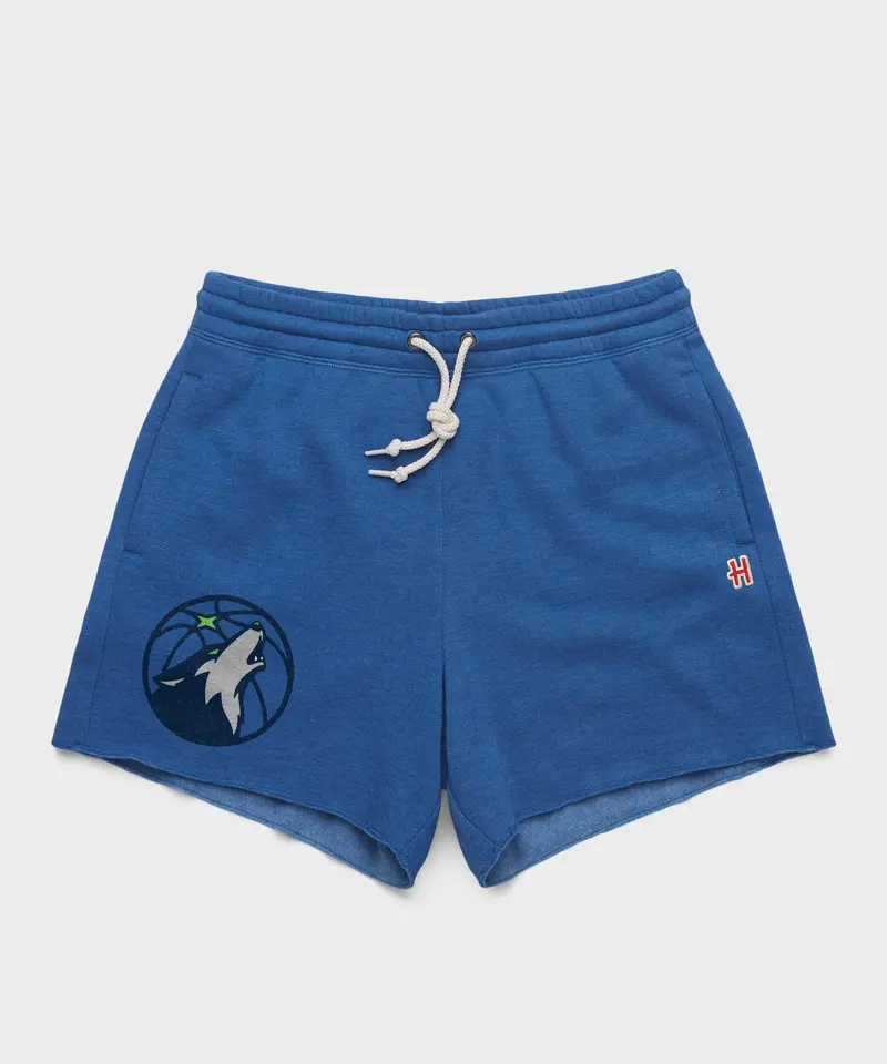 Women's Minnesota Timberwolves Logo Sweat Shorts 1