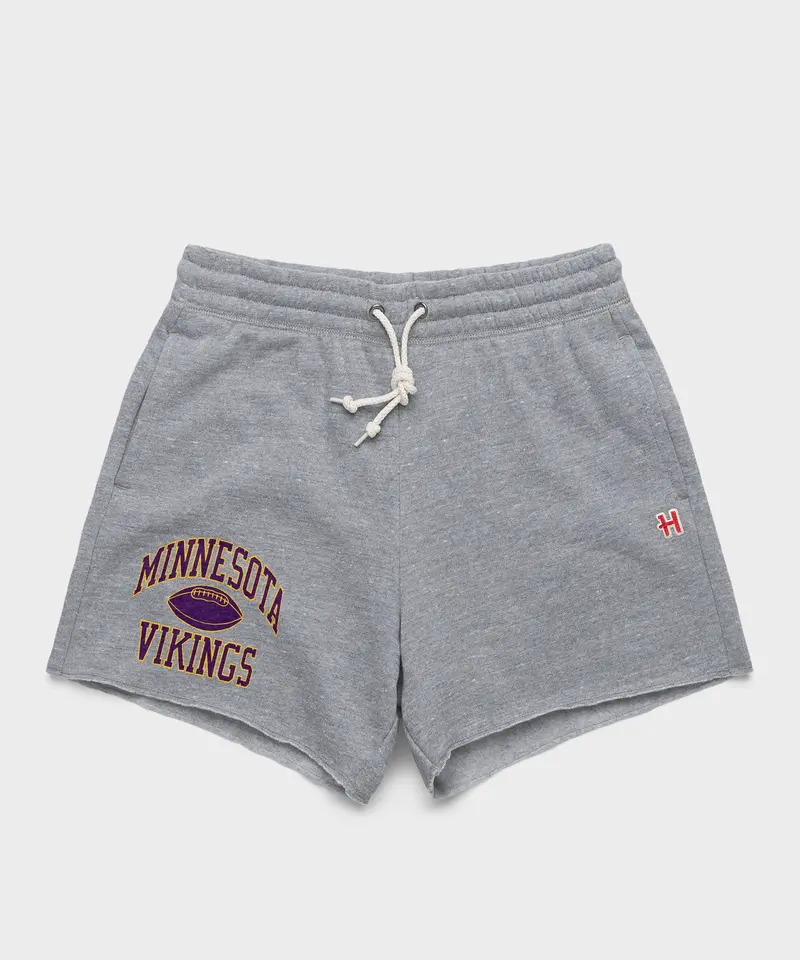 Women's Minnesota Vikings Gridiron Sweat Shorts 1