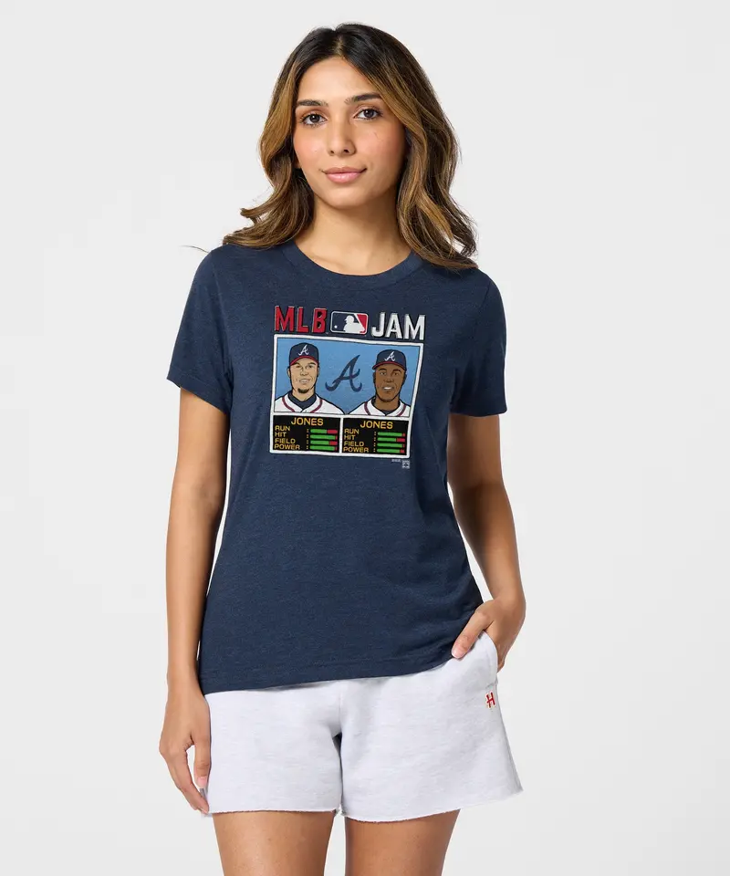 Women's Mlb Jam Braves Jones And Jones 3