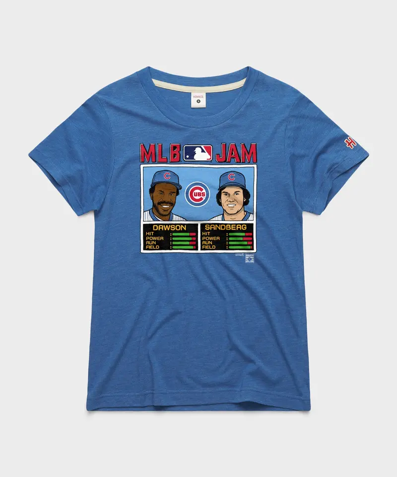 Women's Mlb Jam Cubs Dawson And Sandberg 1