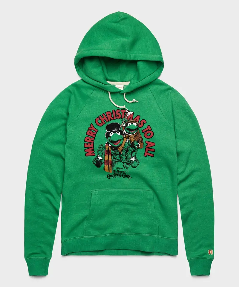 Women's Muppets Merry Christmas To All Hoodie 1