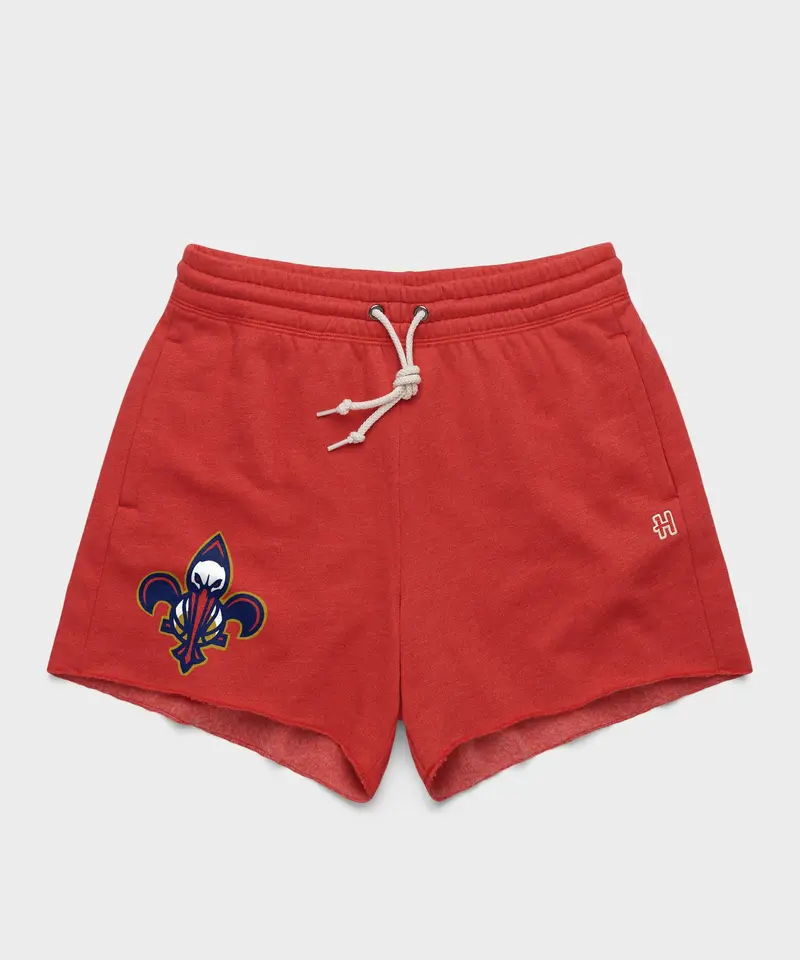 Women's New Orleans Pelicans Logo Sweat Shorts 1