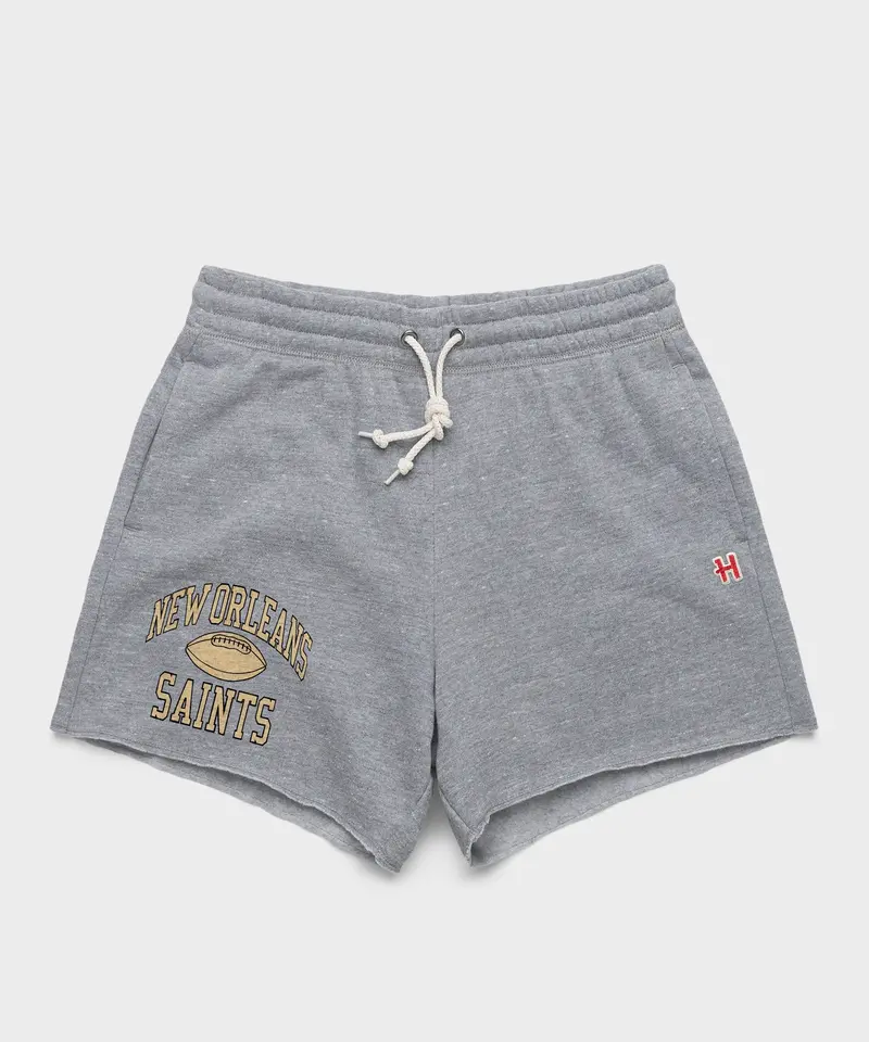 Women's New Orleans Saints Gridiron Sweat Shorts 1