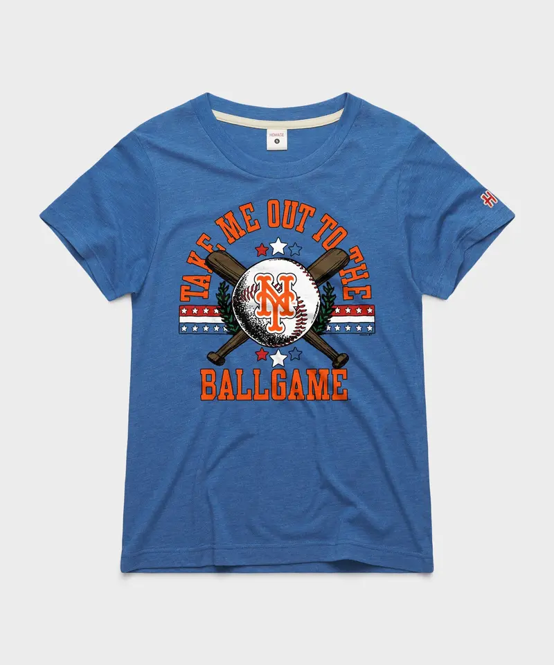 Women's New York Mets Take Me Out To The Ballgame 1