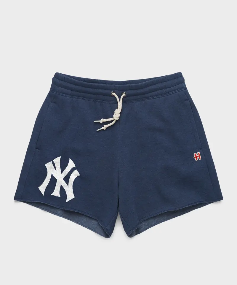 Women's New York Yankees Cap Logo '68 Sweat Shorts 1
