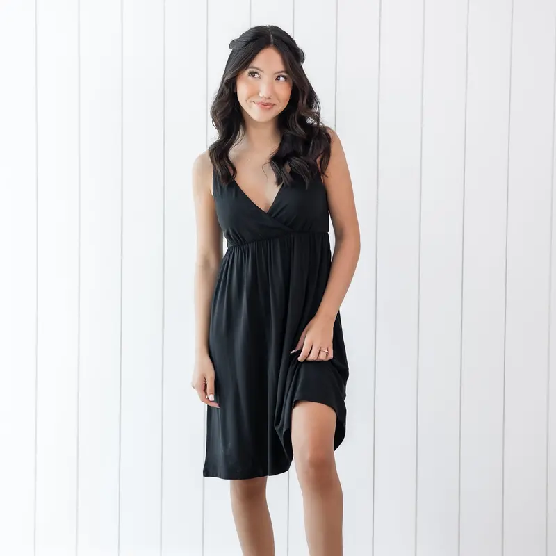 Women's Nightgown In Midnight 1