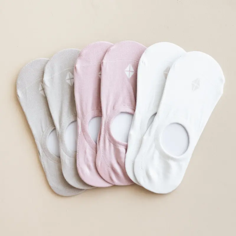 Women's No Show Socks 3-Pack In Neutral 1