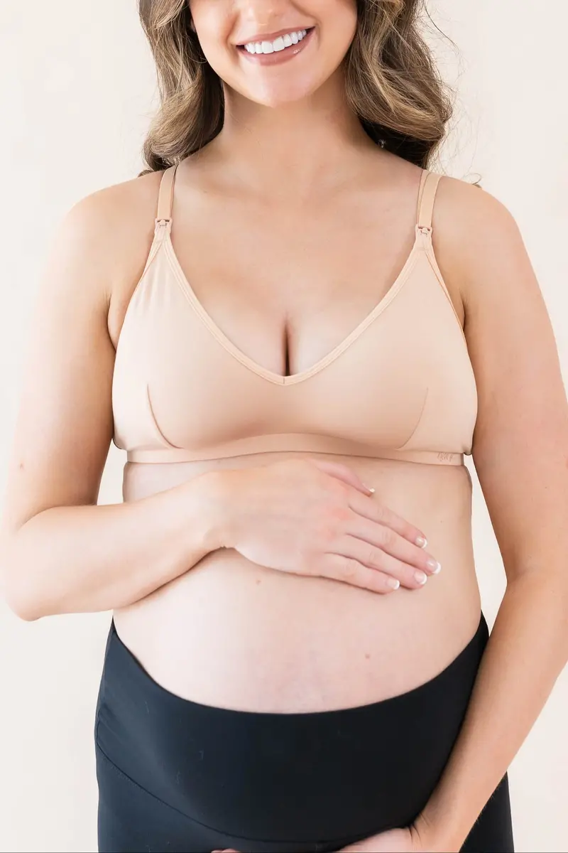 Women's Nursing Bra In Chai 1