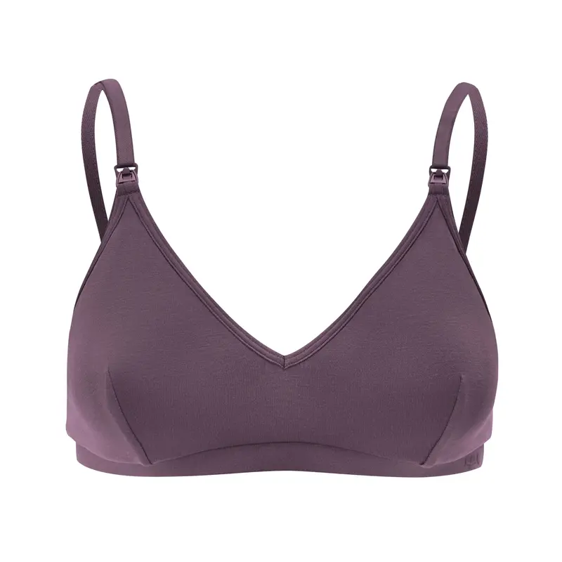 Women's Nursing Bra In Currant 2