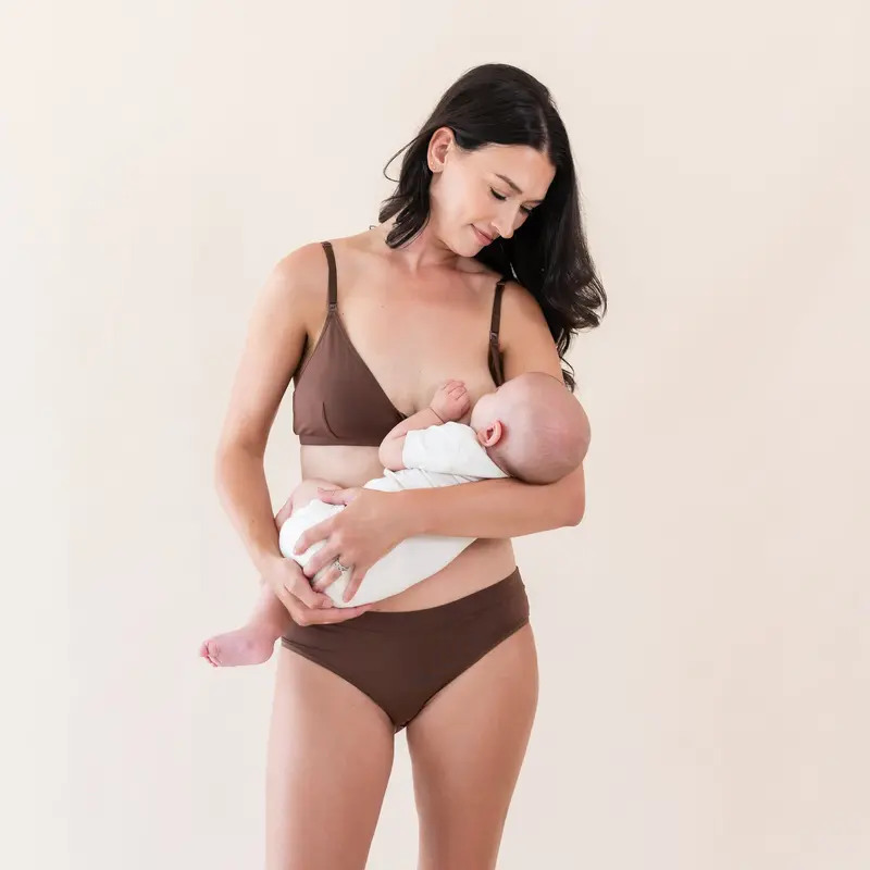 Women's Nursing Bra In Toffee 3