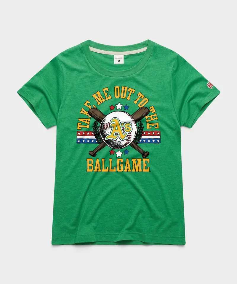 Women's Oakland A's Take Me Out To The Ballgame 1